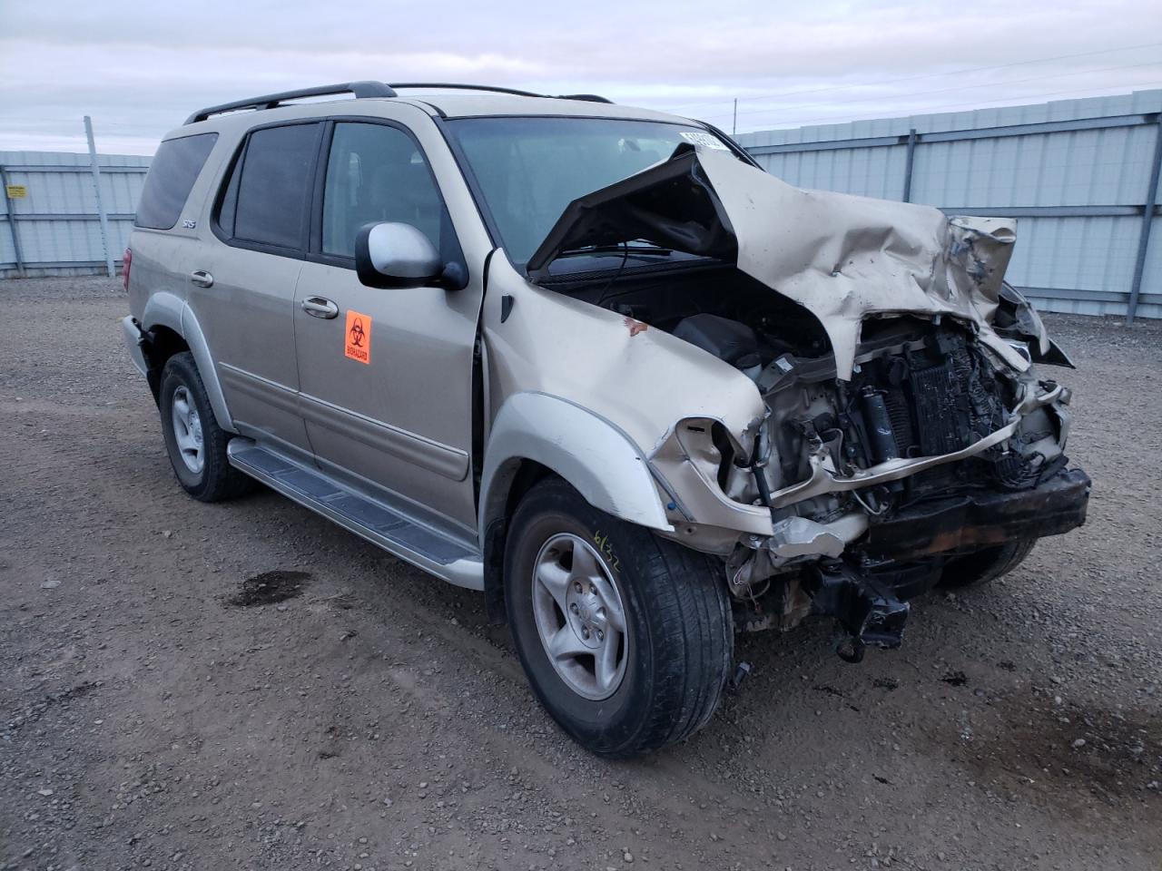 TOYOTA SEQUOIA SR 2002 with VIN 5TDBT44A02S109701 - Photo from auction