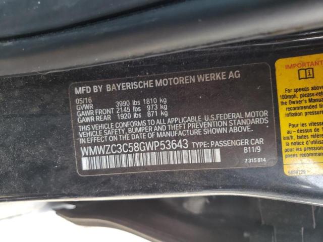 Photo 10 from auction – 2016 MINI COOPER S C with VIN WMWZC3C58GWP53643
