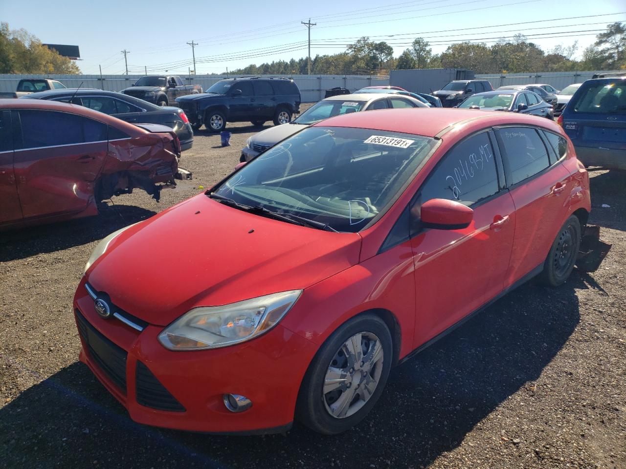Photo 2 from auction – 2012 FORD FOCUS SE with VIN 1FAHP3K26CL153568