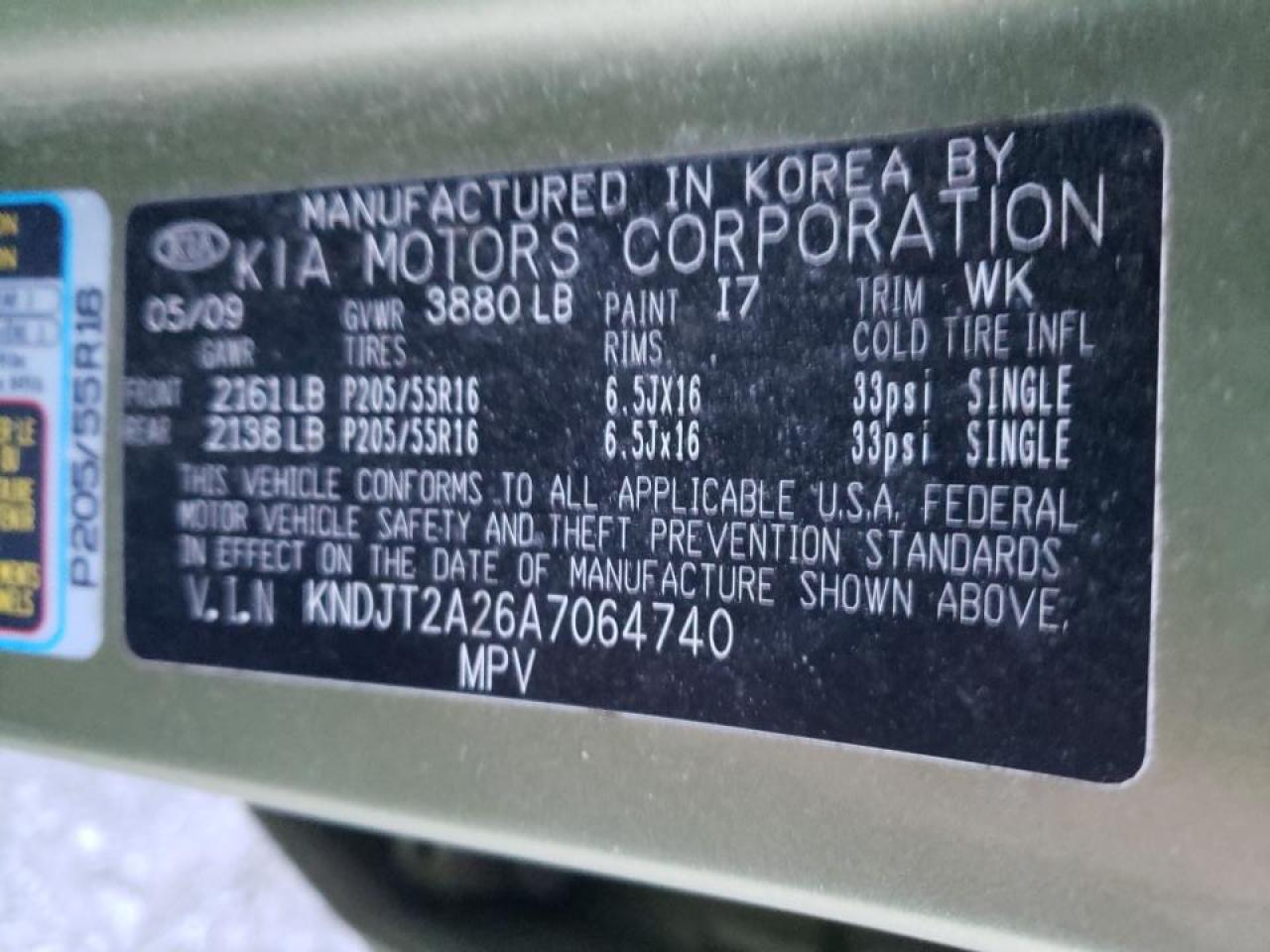Photo 10 from auction – 2010 KIA SOUL + with VIN KNDJT2A26A7064740