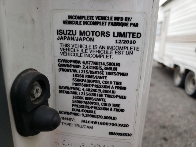 Photo 10 from auction – 2011 ISUZU NPR with VIN JALC4W160B7003920