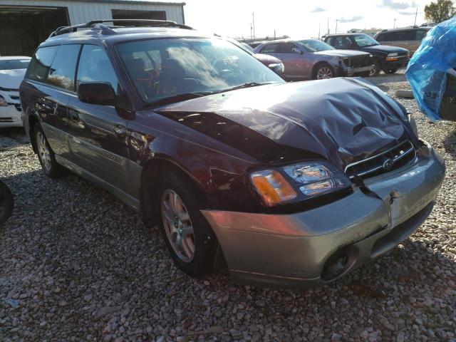 SUBARU LEGACY OUT 2000 with VIN 4S3BH6653Y7603745 - Photo from auction