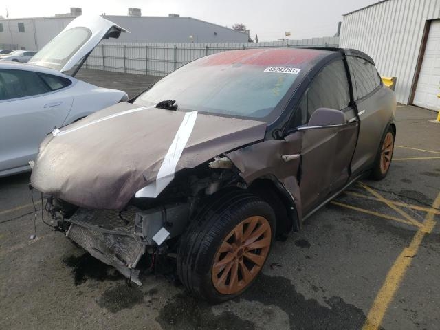 Photo 2 from auction – 2016 TESLA MODEL X with VIN 5YJXCBE26GF006991