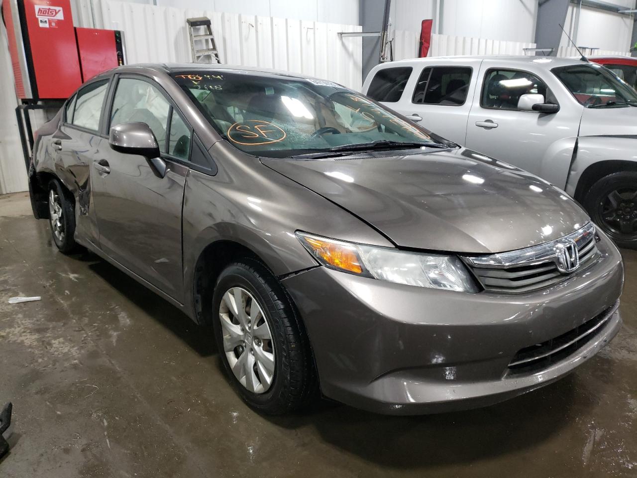 Photo 1 from auction – 2012 HONDA CIVIC LX with VIN 2HGFB2F58CH523576