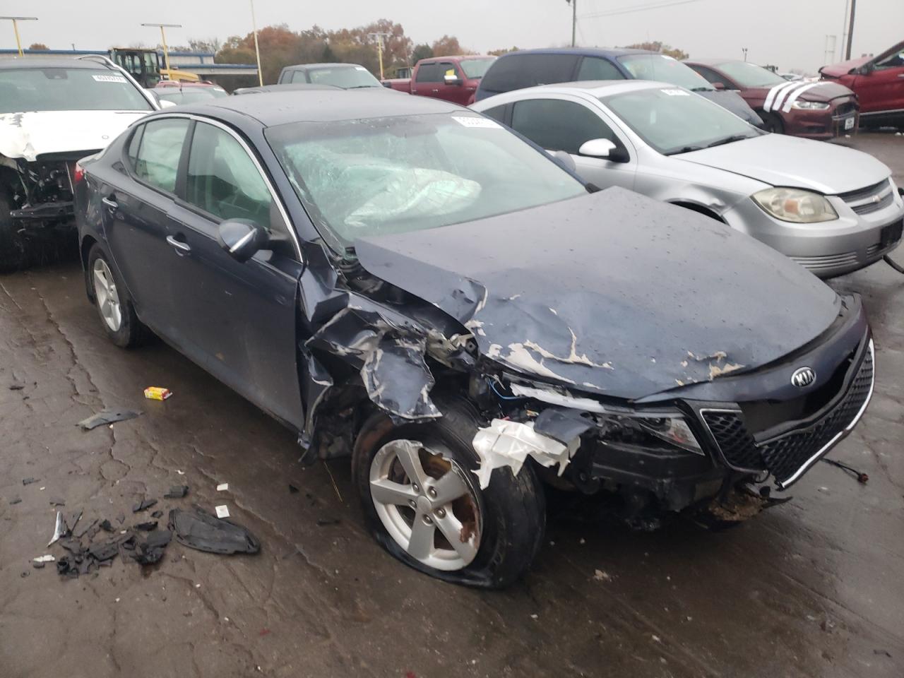 KIA OPTIMA LX 2015 with VIN 5XXGM4A72FG448589 - Photo from auction
