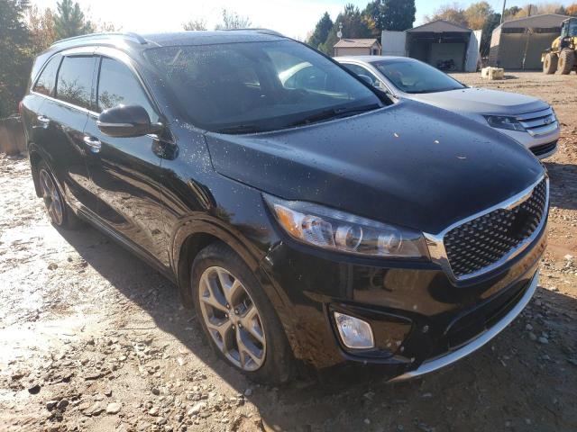 KIA SORENTO SX 2018 with VIN 5XYPK4A52JG374440 - Photo from auction