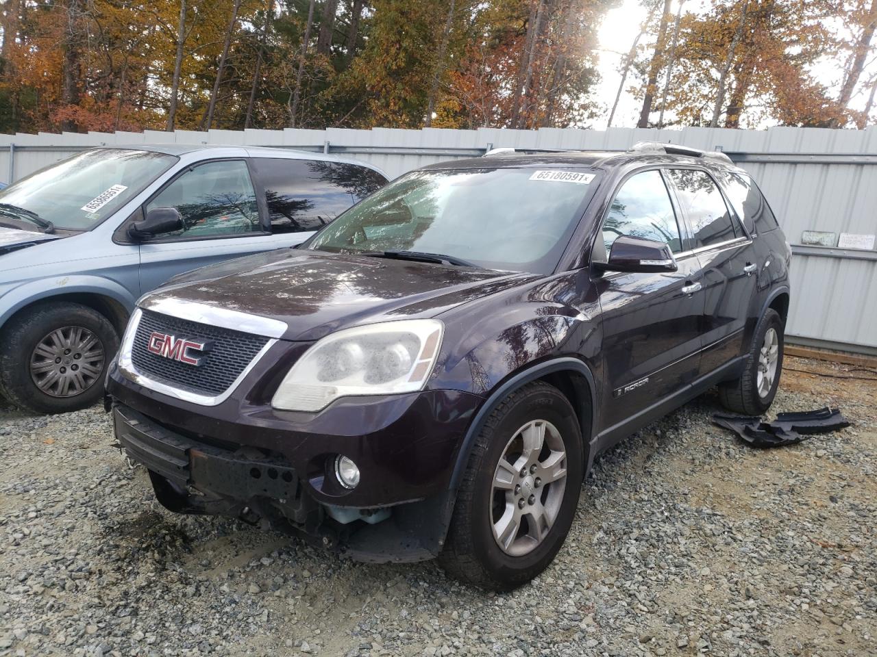 Photo 2 from auction – 2008 GMC ACADIA SLT with VIN 1GKER33758J193715