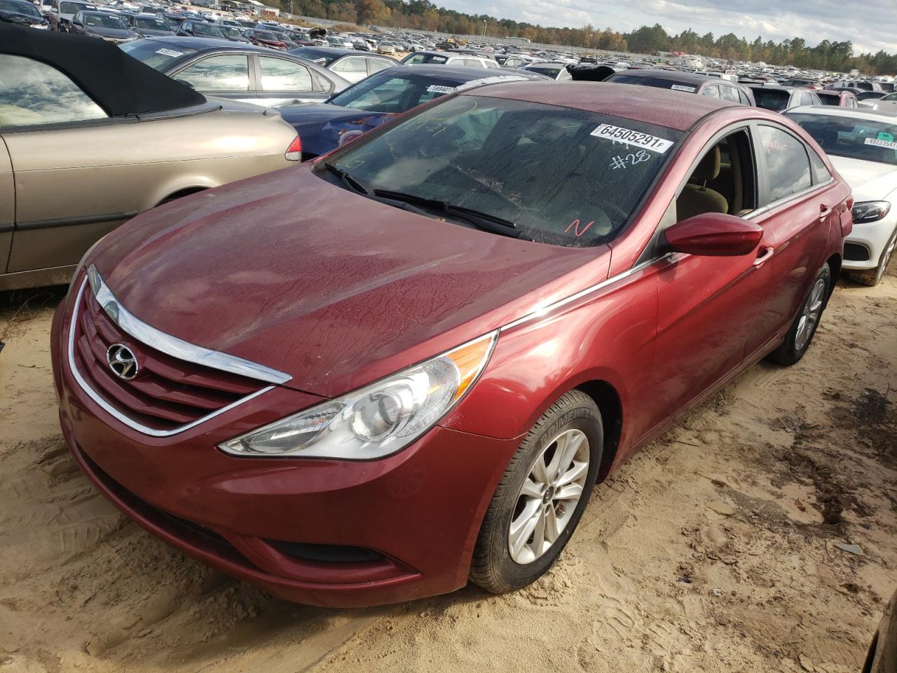 Photo 2 from auction – 2013 HYUNDAI SONATA GLS with VIN 5NPEB4ACXDH730653