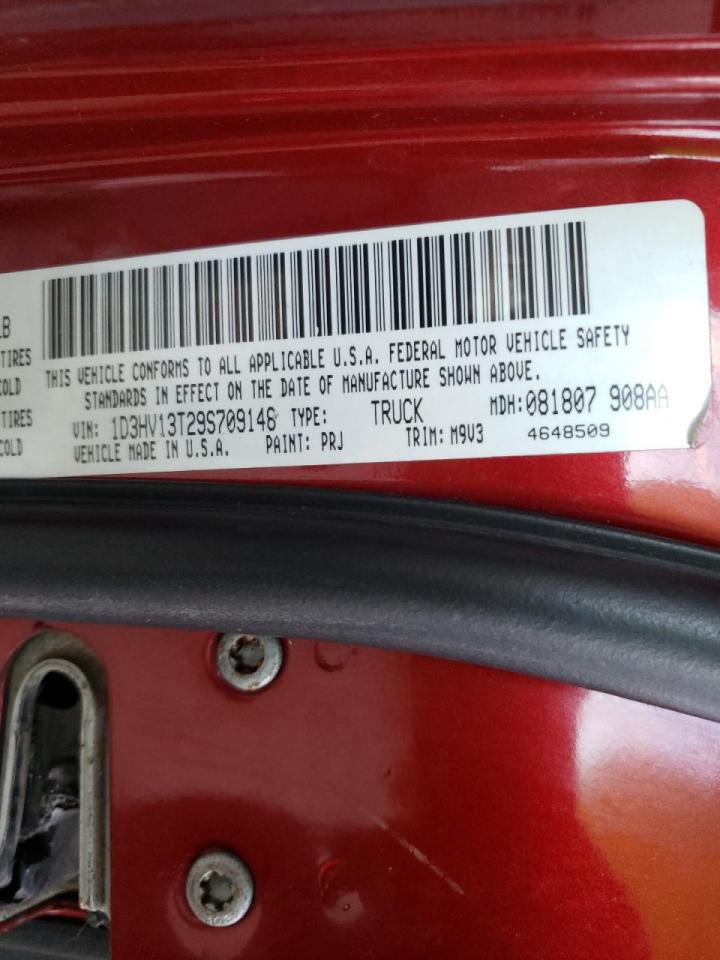 Photo 10 from auction – 2009 DODGE RAM 1500 with VIN 1D3HV13T29S709148