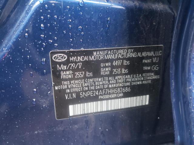 Photo 10 from auction – 2017 HYUNDAI SONATA SE with VIN 5NPE24AF7HH582686