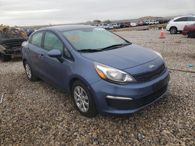 KIA RIO LX 2016 with VIN KNADM4A35G6562809 - Photo from auction