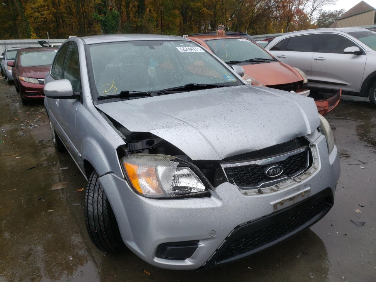 KIA RIO LX 2010 with VIN KNADH4A39A6651620 - Photo from auction