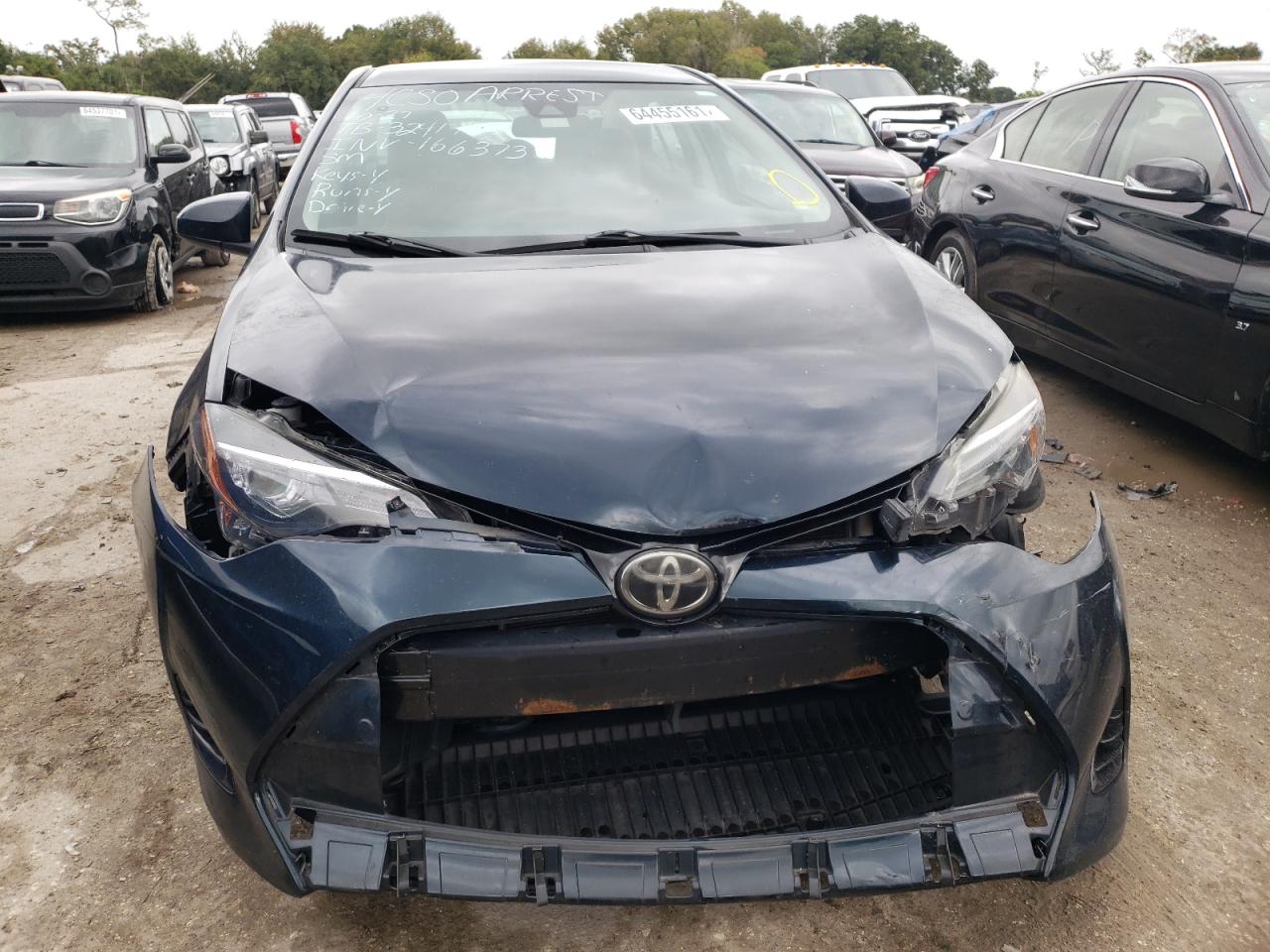 Photo 9 from auction – 2017 TOYOTA COROLLA L with VIN 2T1BURHE9HC832309