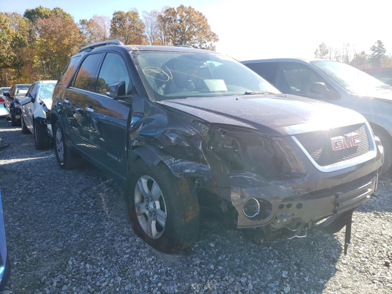 GMC ACADIA SLT 2008 with VIN 1GKER33758J193715 - Photo from auction