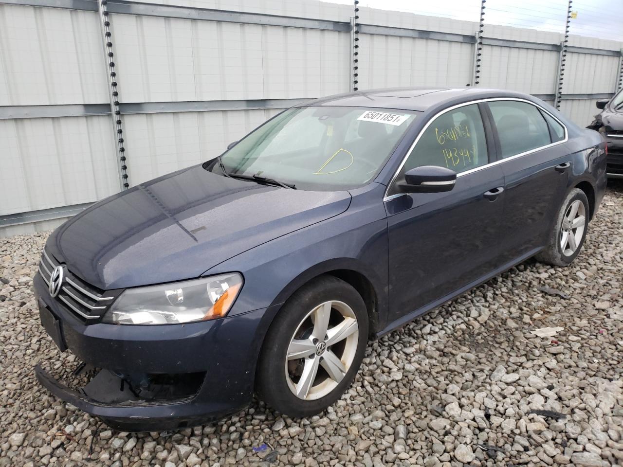 Photo 2 from auction – 2013 VOLKSWAGEN PASSAT SE with VIN 1VWBP7A39DC019072