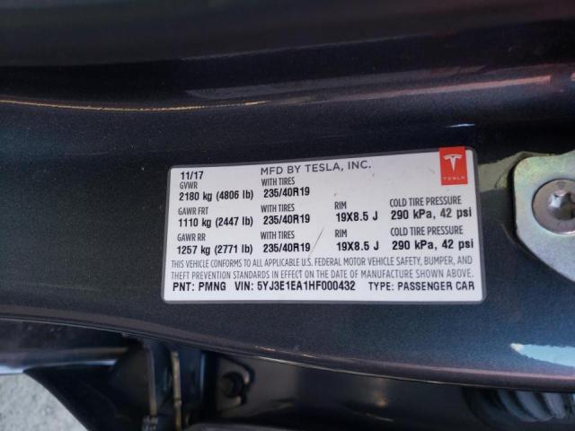 Photo 10 from auction – 2017 TESLA MODEL 3 with VIN 5YJ3E1EA1HF000432