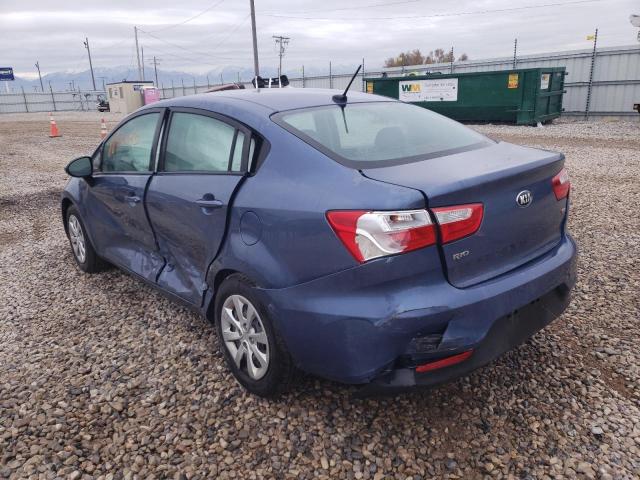 Photo 3 from auction – 2016 KIA RIO LX with VIN KNADM4A35G6562809