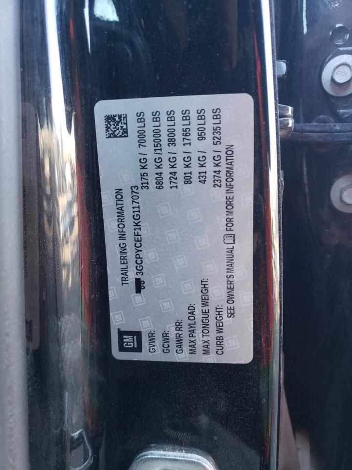 Photo 11 from auction – 2019 CHEVROLET SILVERADO with VIN 3GCPYCEF1KG117073