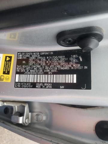 Photo 10 from auction – 2010 TOYOTA HIGHLANDER with VIN JTEDK3EH2A2165531