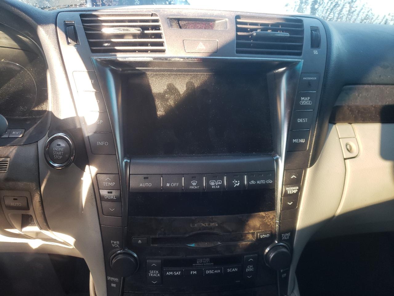 Photo 9 from auction – 2007 LEXUS LS 460 with VIN JTHBL46F075050993