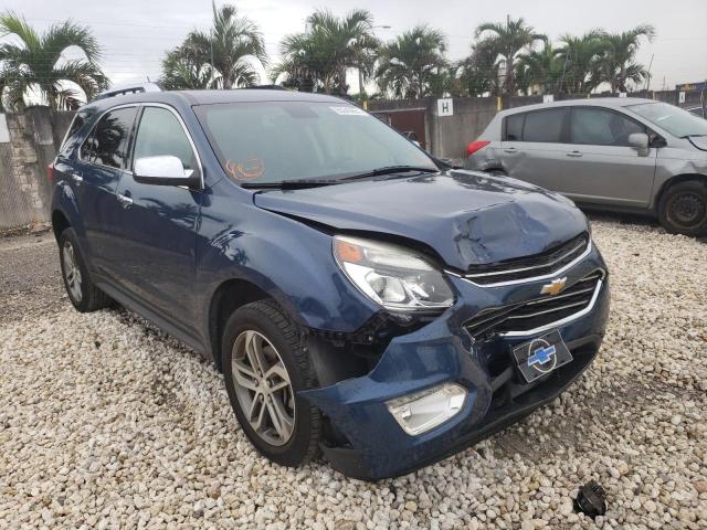 CHEVROLET EQUINOX PR 2017 with VIN 2GNALDEK2H6255241 - Photo from auction