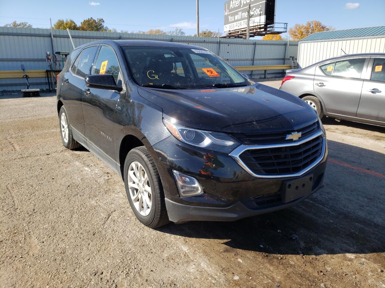CHEVROLET EQUINOX LT 2018 with VIN 2GNAXJEV6J6252975 - Photo from auction
