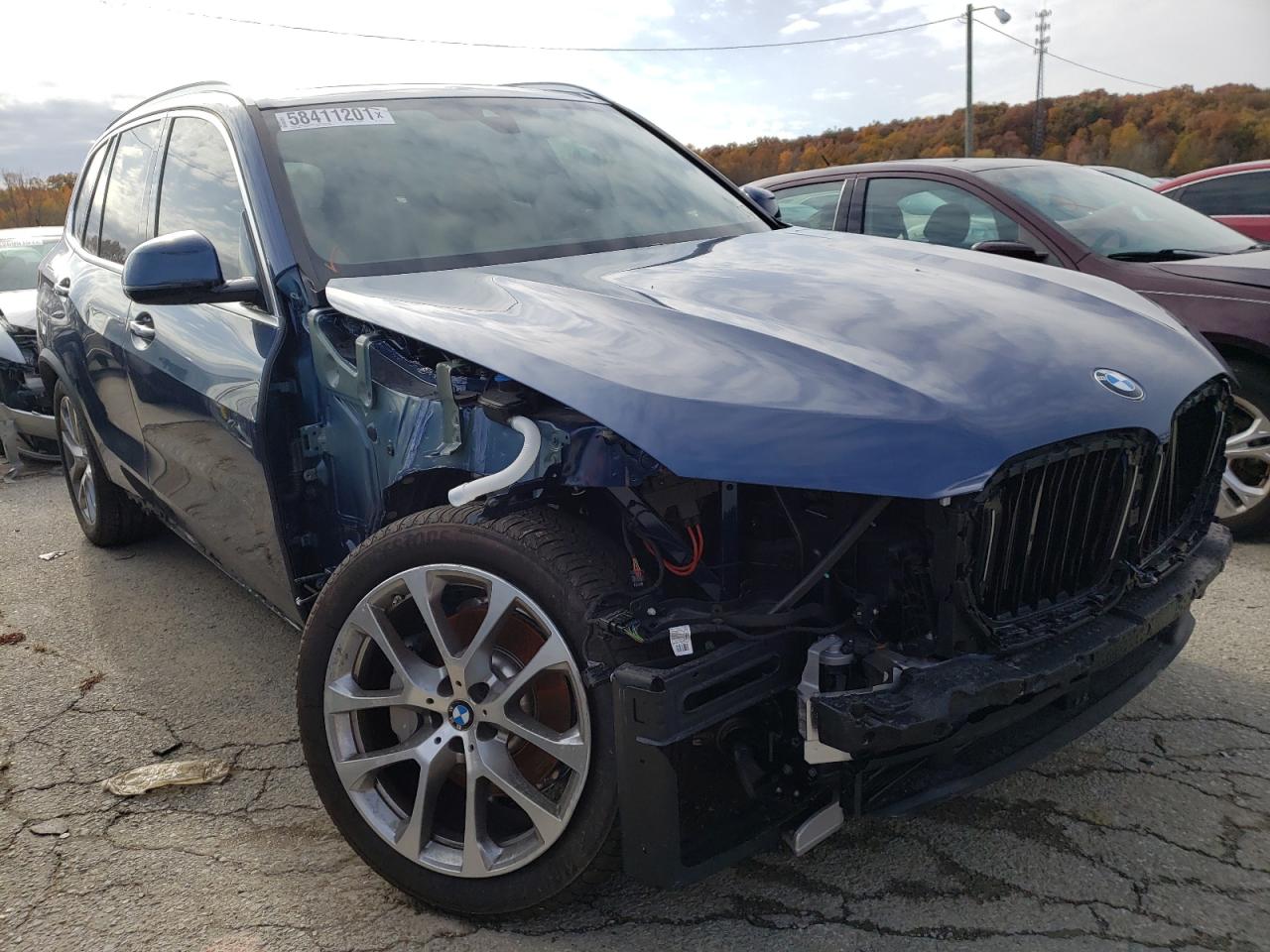 Photo 1 from auction – 2021 BMW X5 XDRIVE4 with VIN 5UXCR6C01M9D81541