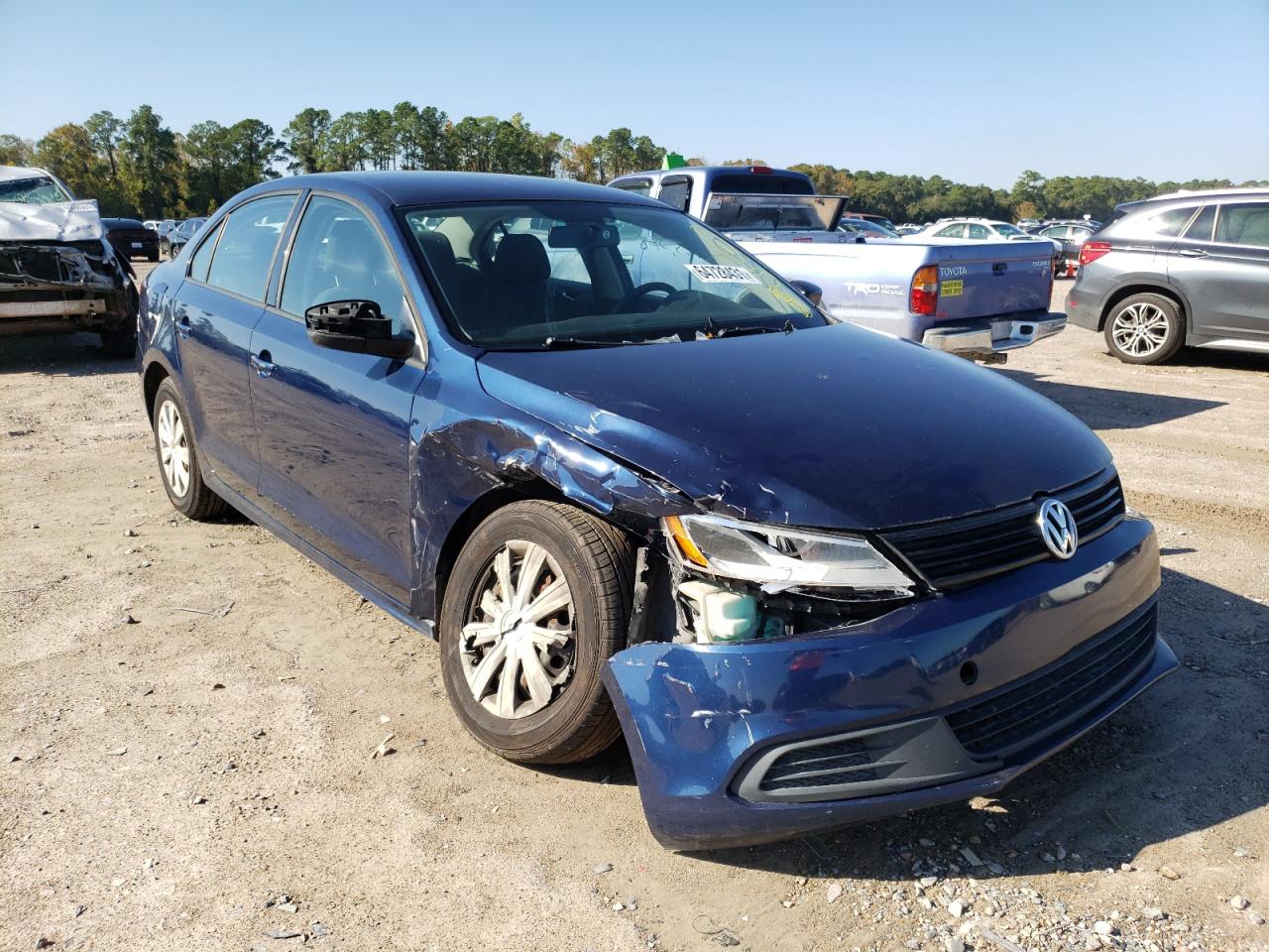 VOLKSWAGEN JETTA BASE 2012 with VIN 3VW2K7AJ7CM366491 - Photo from auction