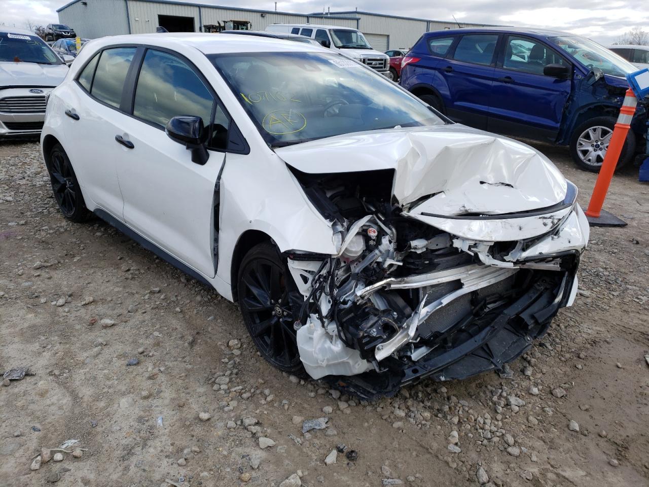 TOYOTA COROLLA SE 2021 with VIN JTND4MBE3M3107162 - Photo from auction