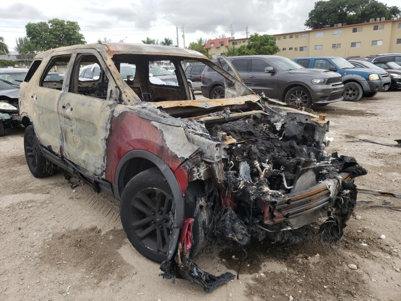 FORD EXPLORER X 2013 with VIN 1FM5K8D82DGA13646 - Photo from auction