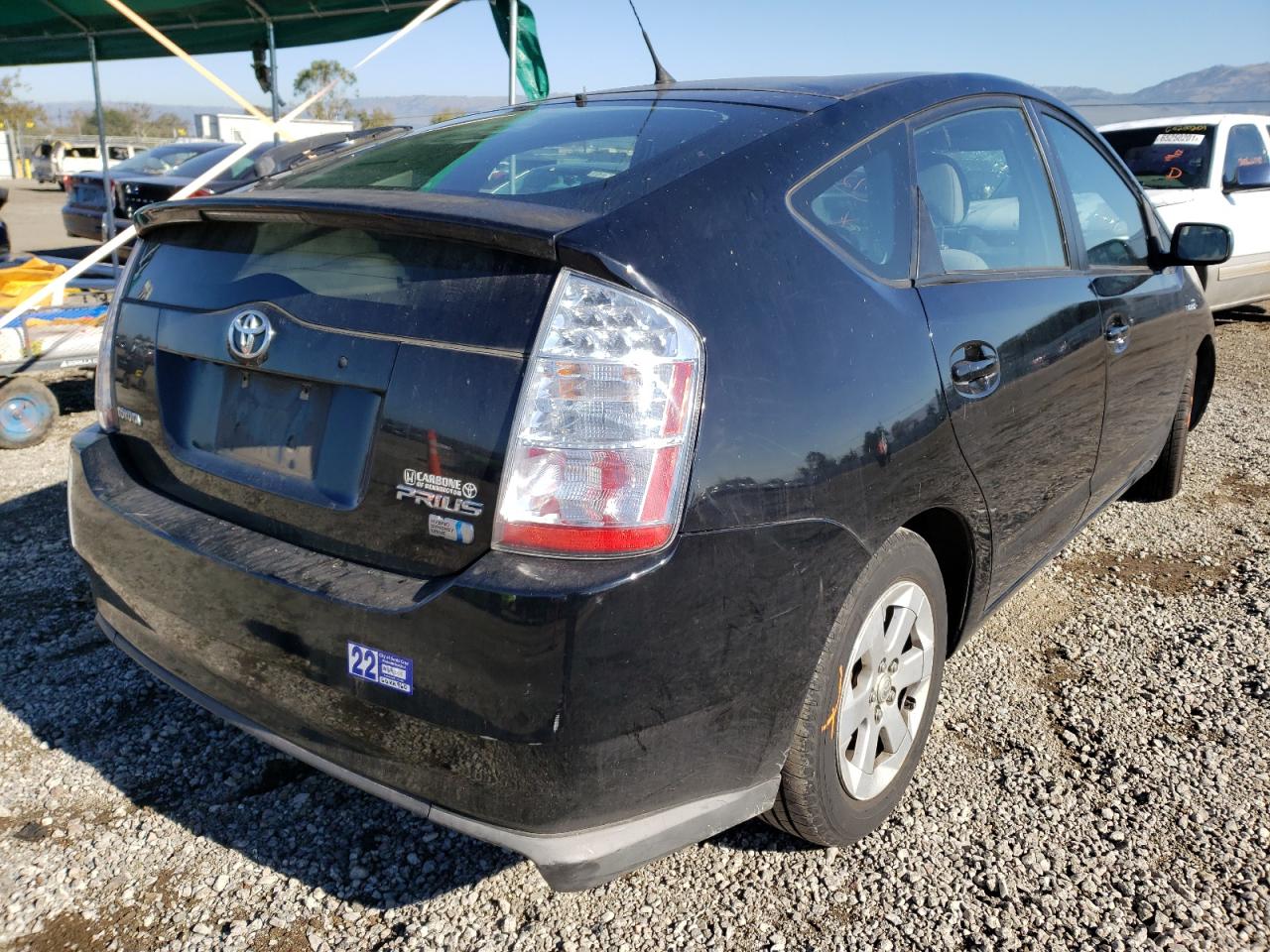 Photo 4 from auction – 2007 TOYOTA PRIUS with VIN JTDKB20UX73296008