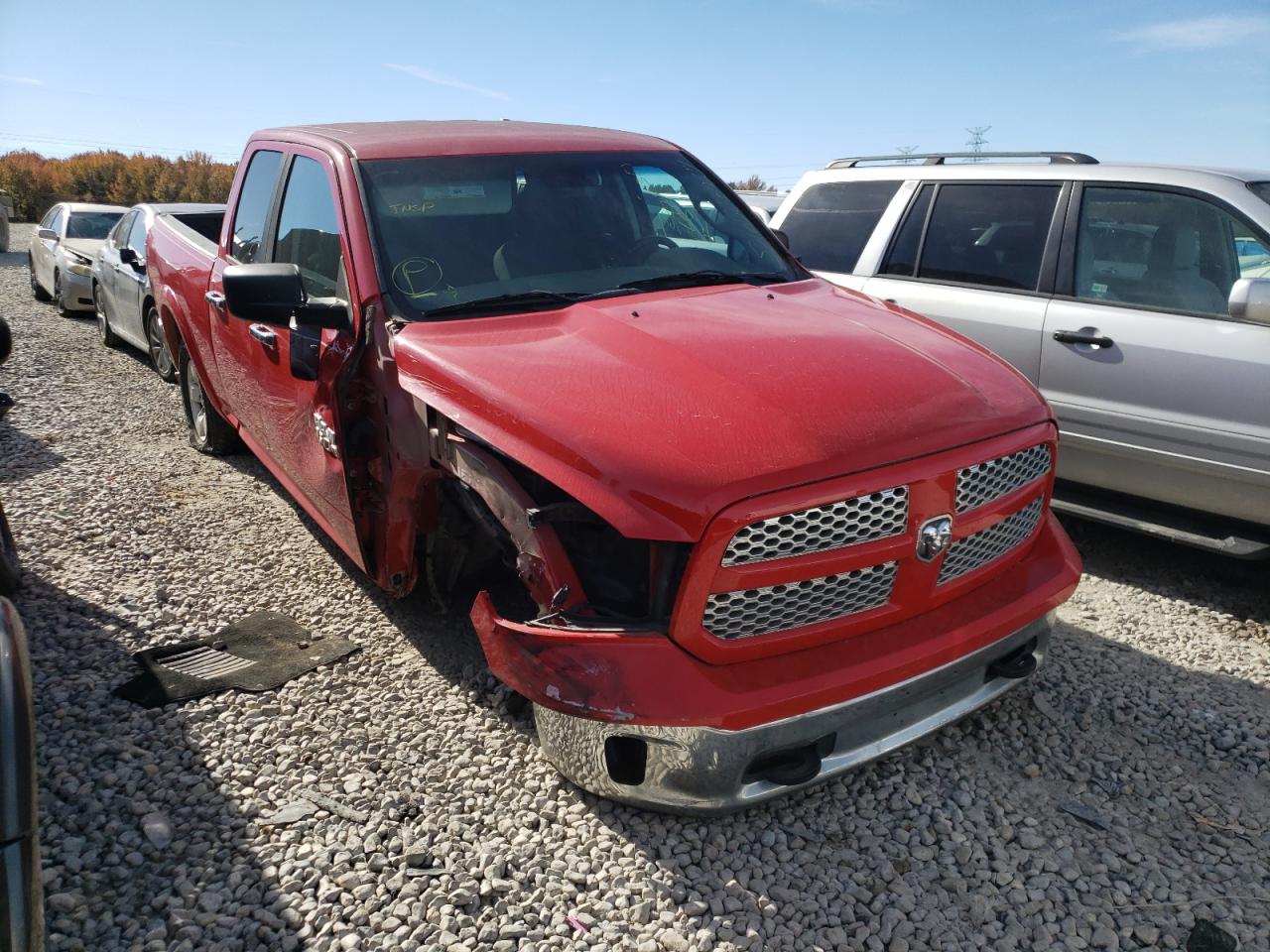 RAM 1500 SLT 2014 with VIN 1C6RR7GT7ES323440 - Photo from auction