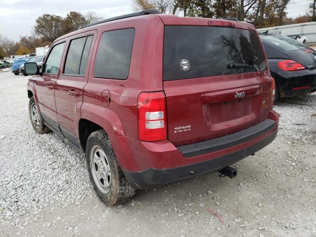 Photo 3 from auction – 2016 JEEP PATRIOT SP with VIN 1C4NJPBAXGD604241