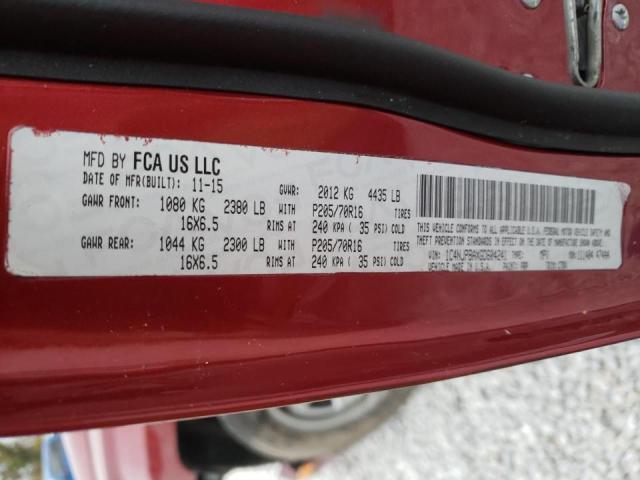 Photo 10 from auction – 2016 JEEP PATRIOT SP with VIN 1C4NJPBAXGD604241