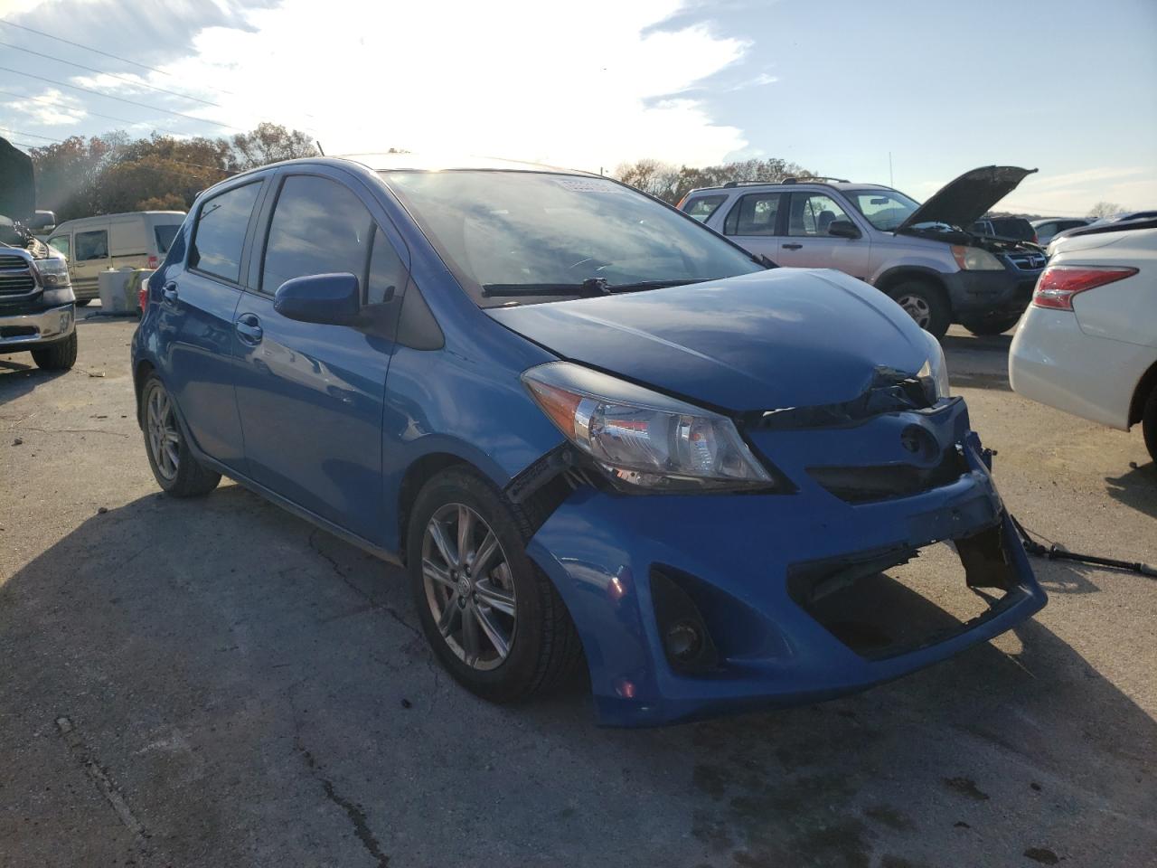 TOYOTA YARIS 2014 with VIN JTDKTUD31ED595307 - Photo from auction