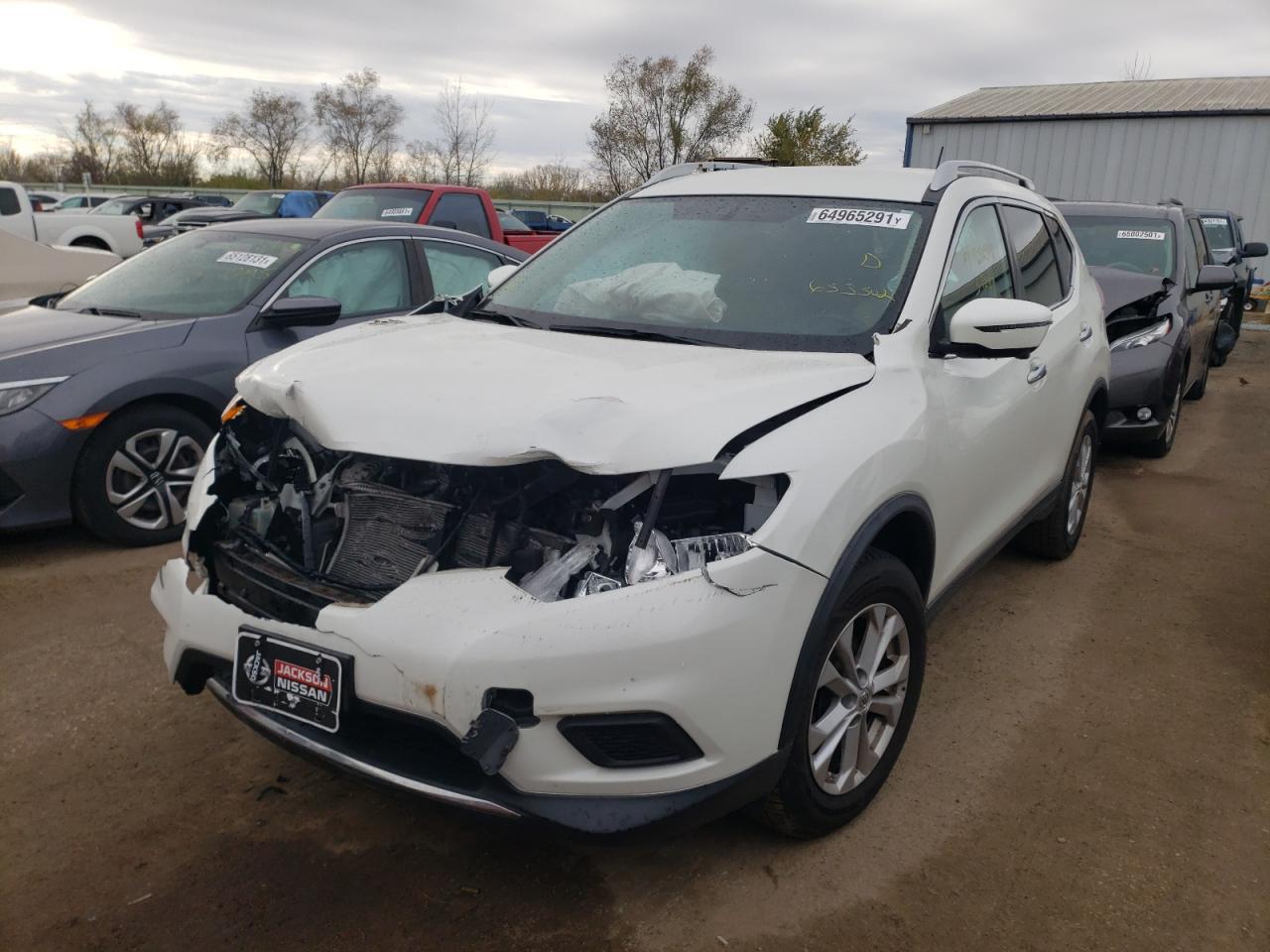 Photo 2 from auction – 2016 NISSAN ROGUE S with VIN KNMAT2MV1GP653502