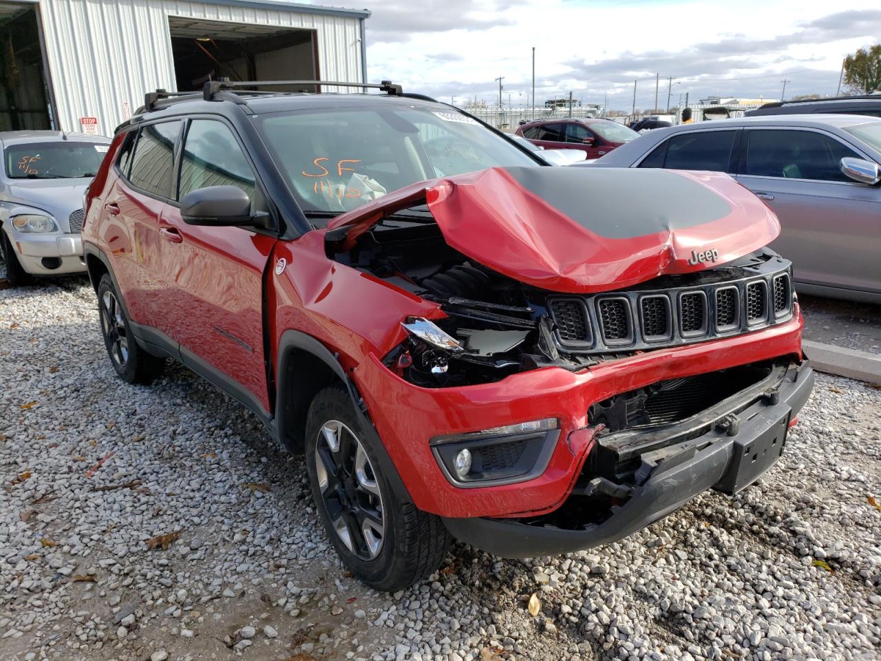 JEEP COMPASS TR 2017 with VIN 3C4NJDDB4HT632360 - Photo from auction