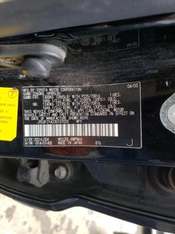 Photo 10 from auction – 2003 TOYOTA HIGHLANDER with VIN JTEGF21A230107020