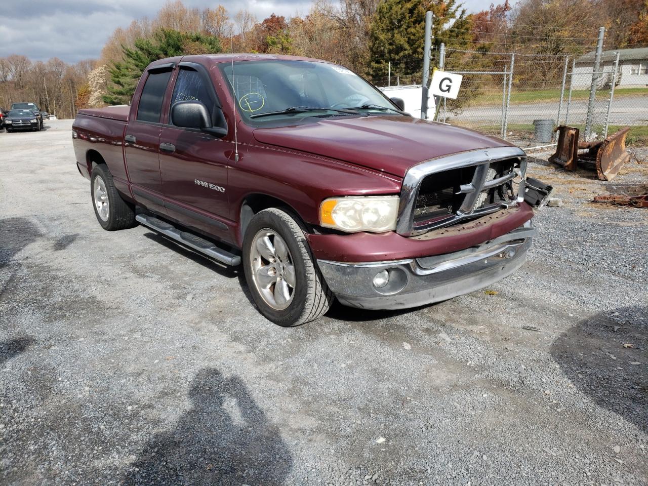 DODGE RAM 1500 S 2003 with VIN 1D7HA18N33S364661 - Photo from auction