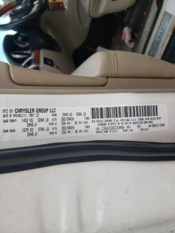 Photo 10 from auction – 2012 JEEP GRAND CHER with VIN 1C4RJFCG3CC310050