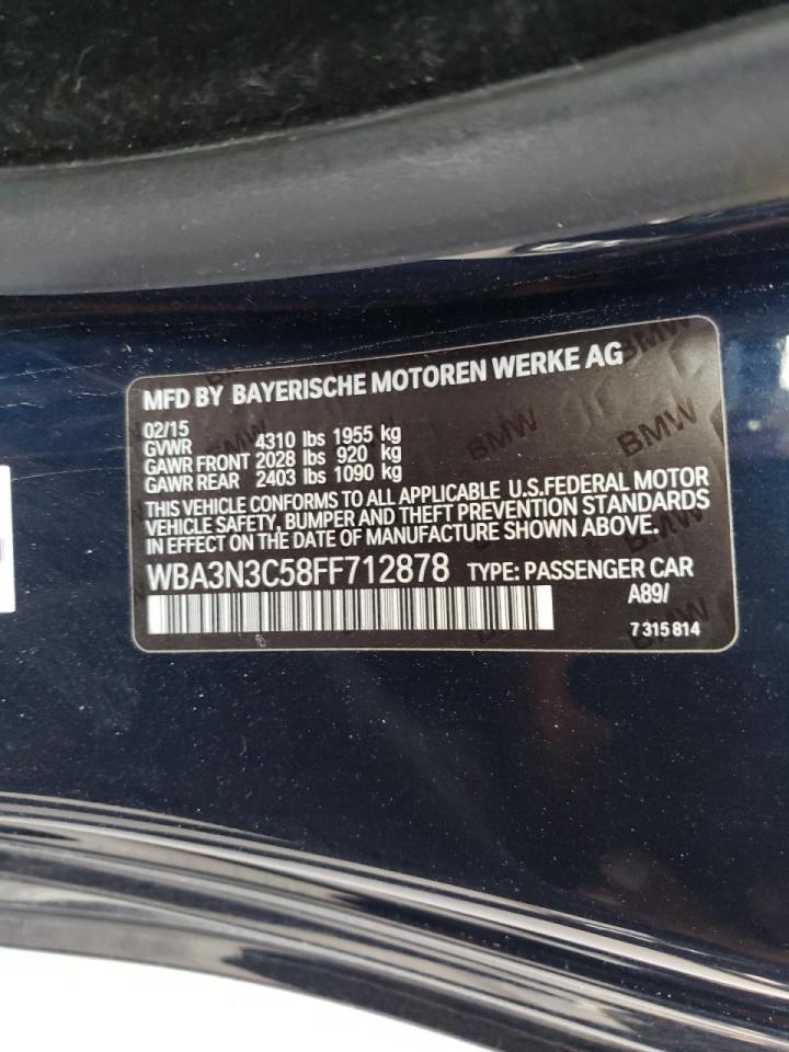 Photo 10 from auction – 2015 BMW 428 I with VIN WBA3N3C58FF712878