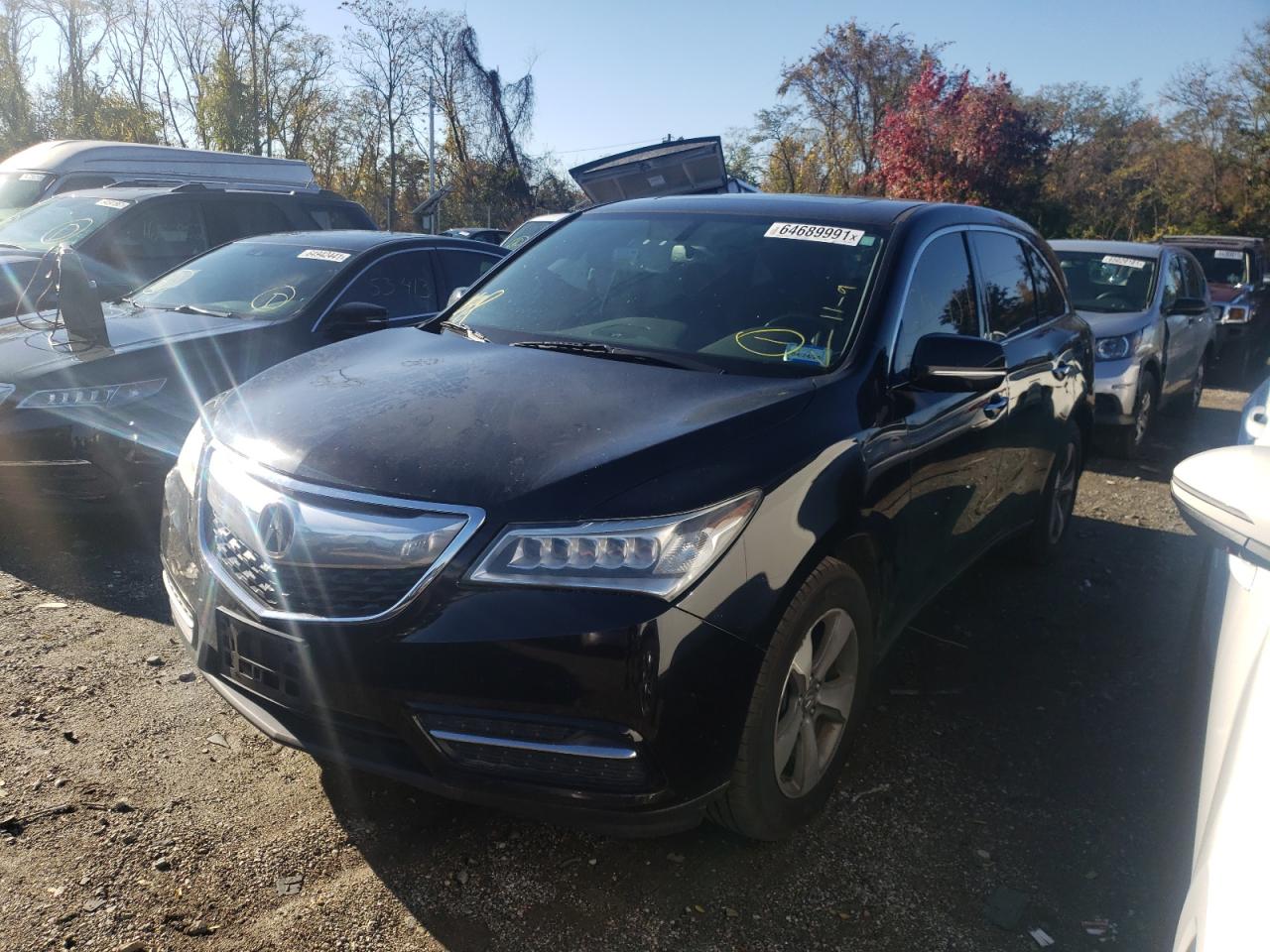 Photo 2 from auction – 2014 ACURA MDX with VIN 5FRYD4H23EB026796