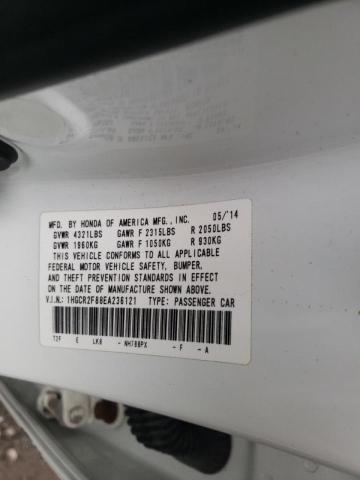 Photo 10 from auction – 2014 HONDA ACCORD EXL with VIN 1HGCR2F88EA236121