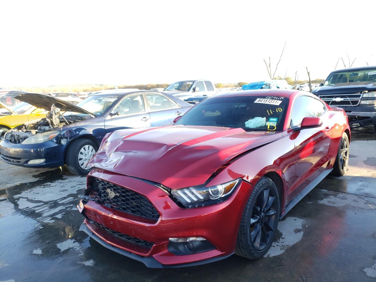Photo 2 from auction – 2017 FORD MUSTANG with VIN 1FA6P8TH0H5213167