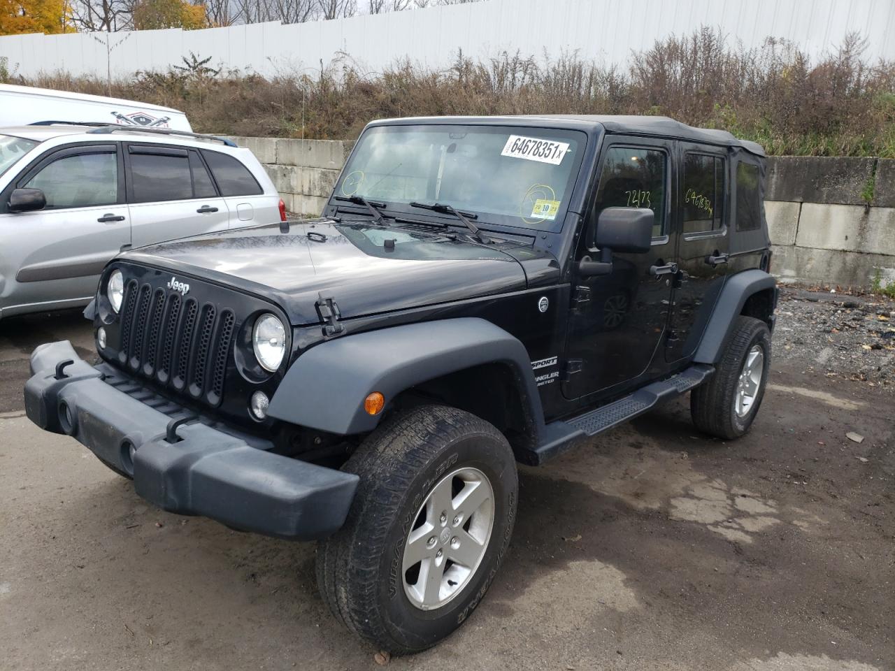 Photo 2 from auction – 2016 JEEP WRANGLER U with VIN 1C4BJWDG0GL347904