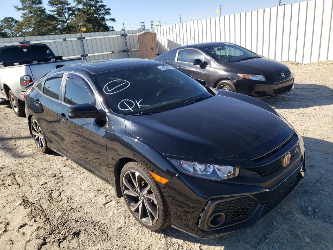 HONDA CIVIC SI 2017 with VIN 2HGFC1E5XHH705540 - Photo from auction