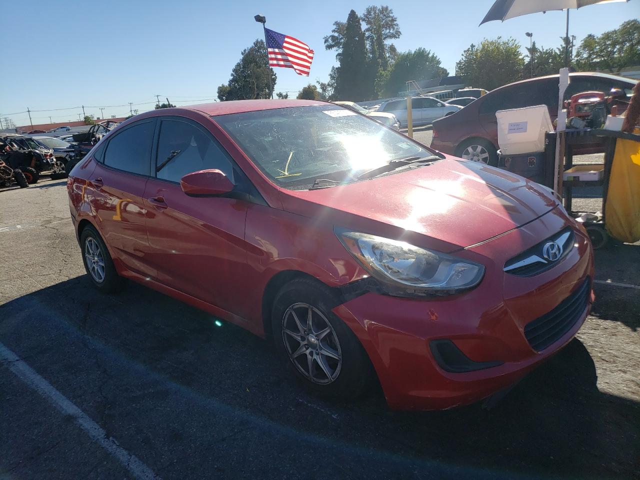 Photo 1 from auction – 2013 HYUNDAI ACCENT GLS with VIN KMHCT4AE8DU353571
