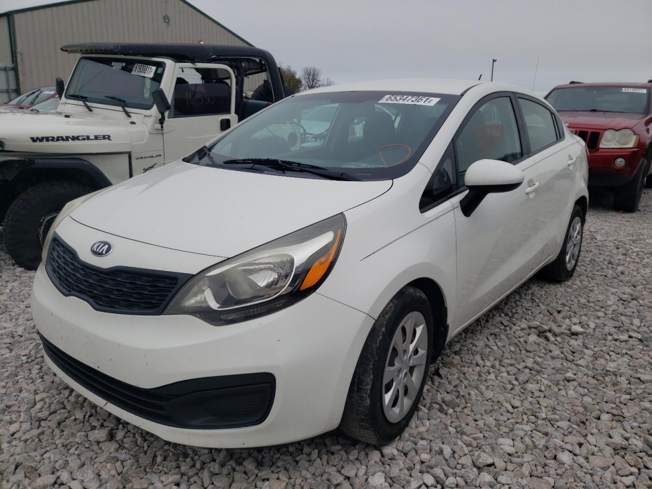 Photo 2 from auction – 2013 KIA RIO LX with VIN KNADM4A36D6153617