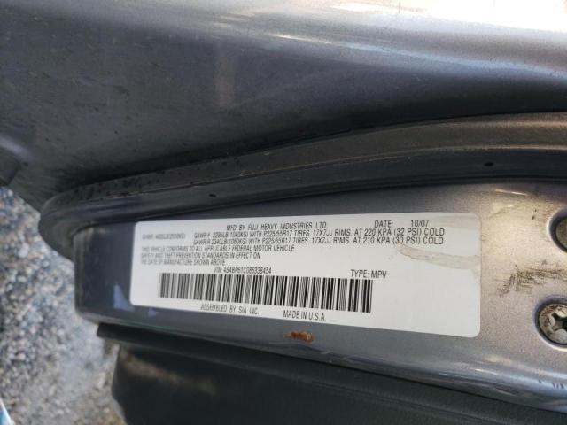 Photo 10 from auction – 2008 SUBARU OUTBACK 2. with VIN 4S4BP61C086338454