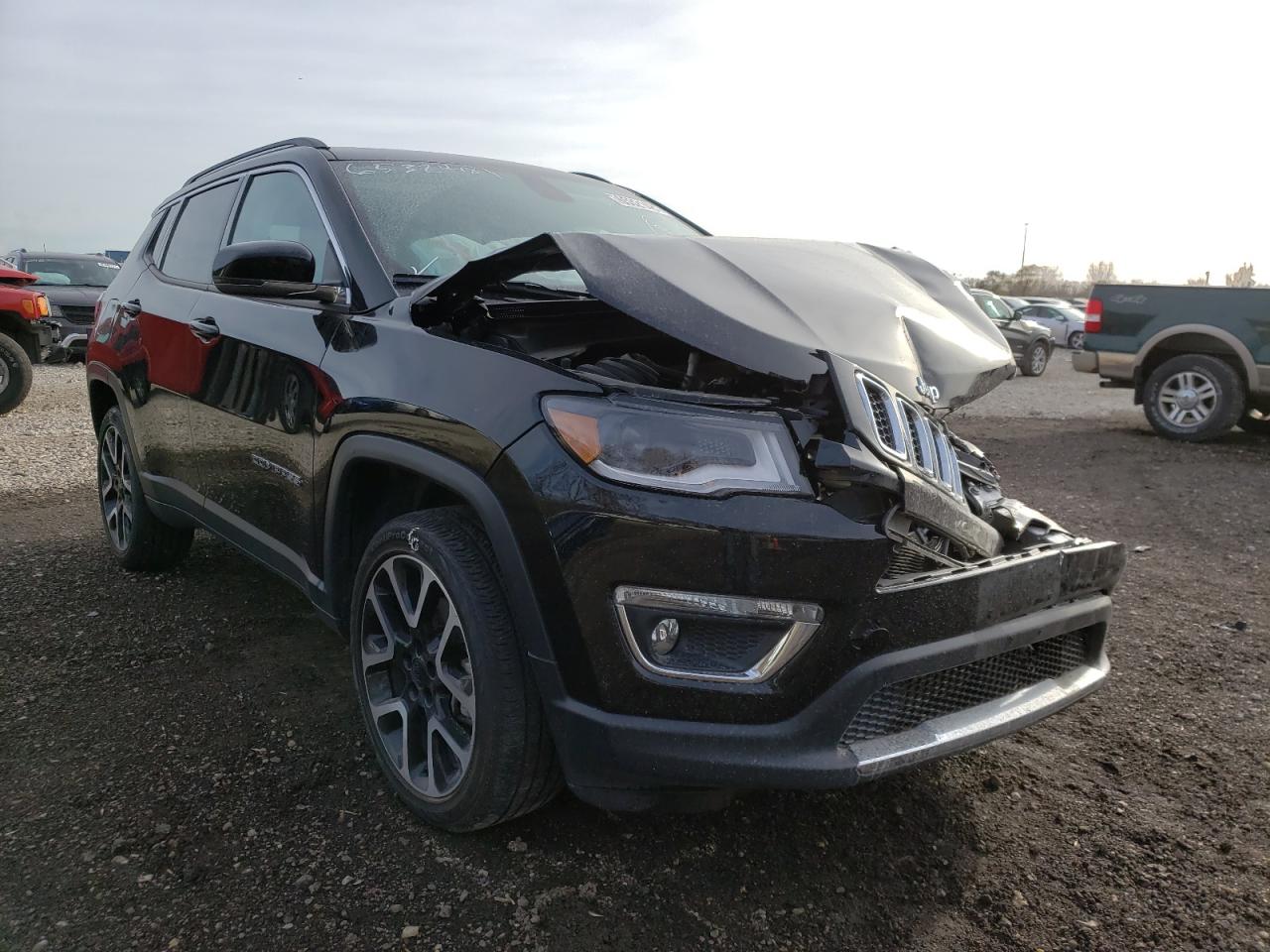 JEEP COMPASS LI 2020 with VIN 3C4NJDCB2LT255733 - Photo from auction